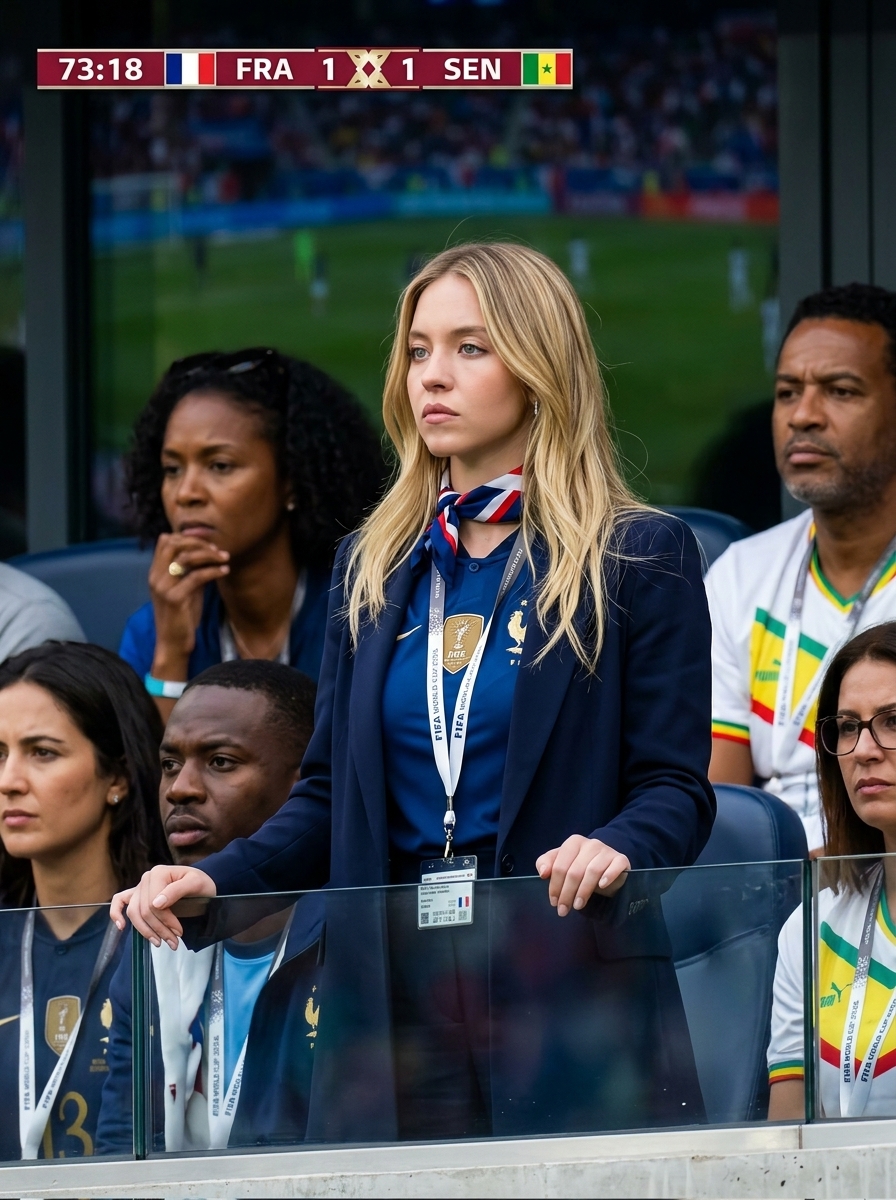 Candid VIP World Cup Spectator Broadcast France
