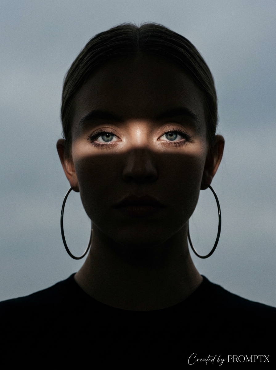 Close up portrait profile